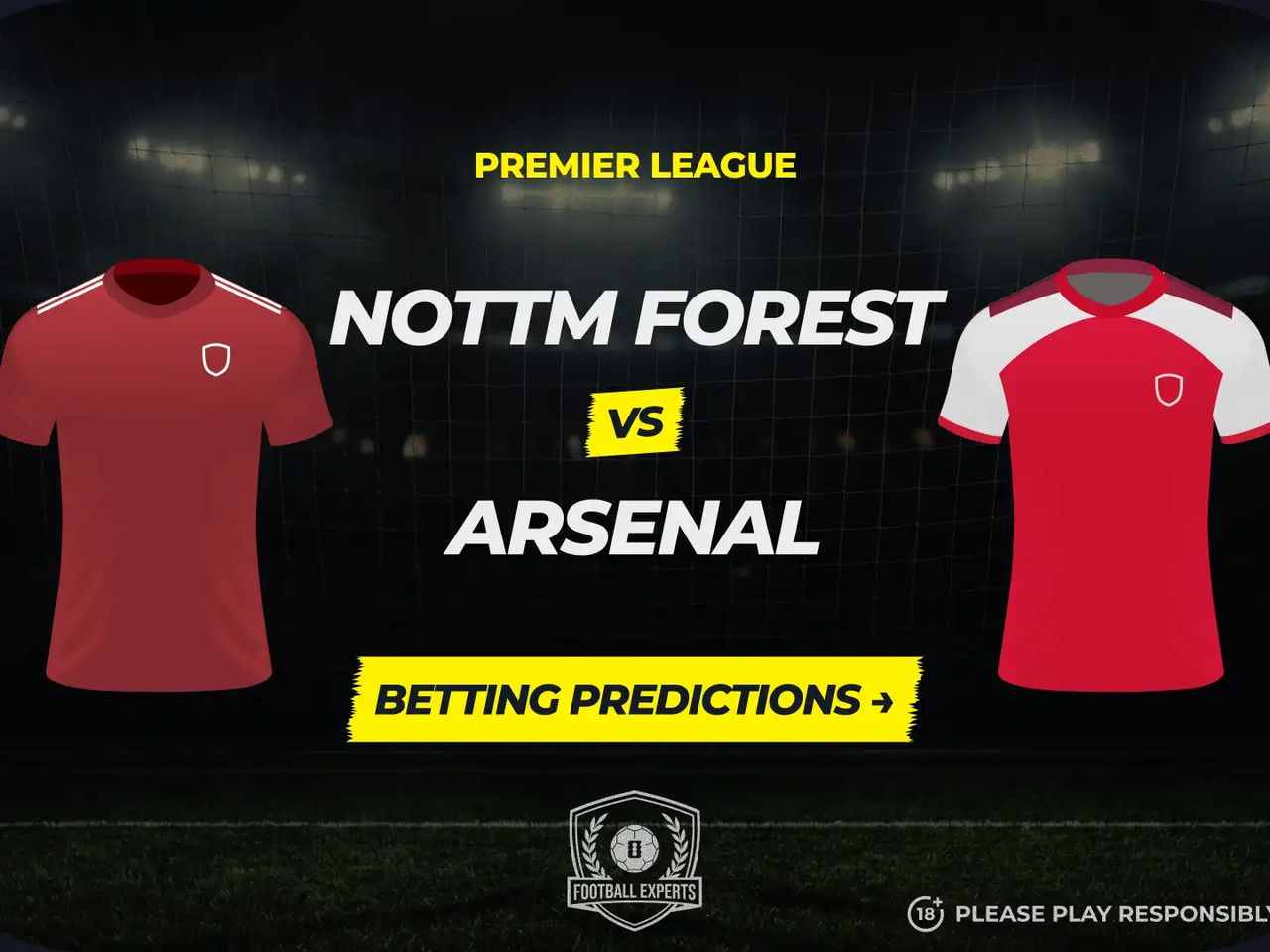 Expert tipsar underspel i Nottingham Forest, Arsenal
