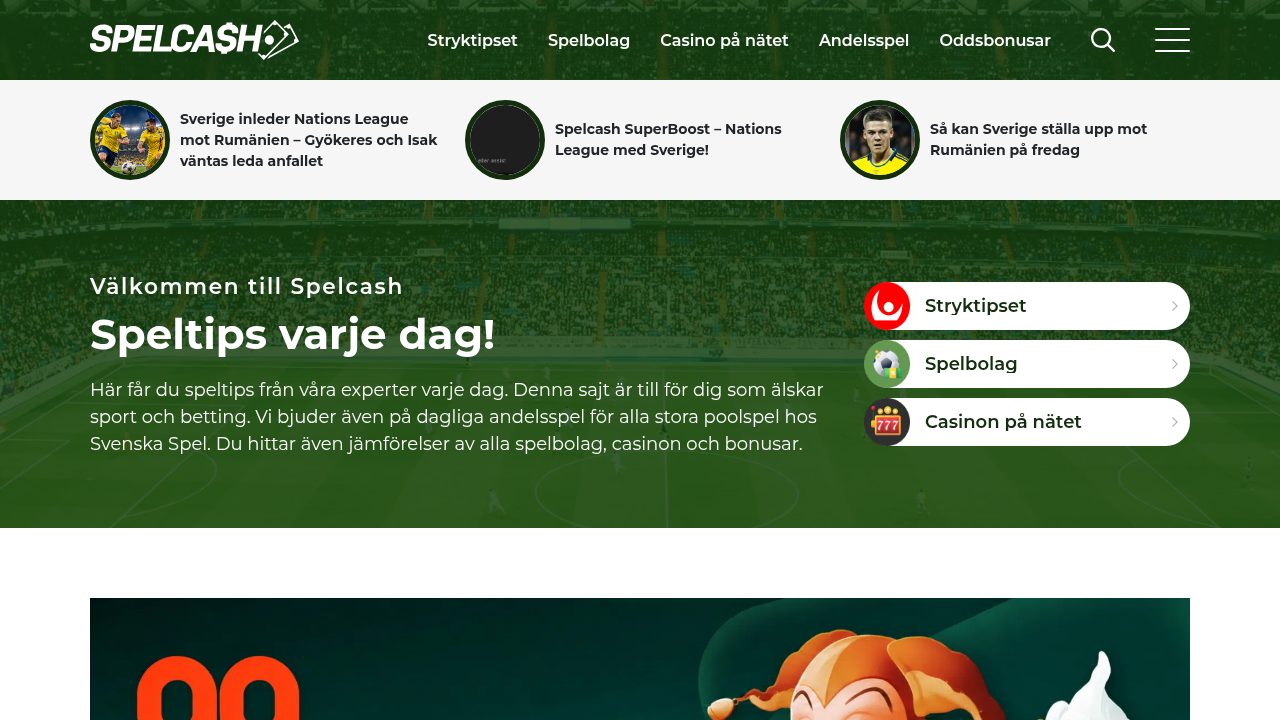 Spelcash täcker sportbetting med experttips och jämförelser