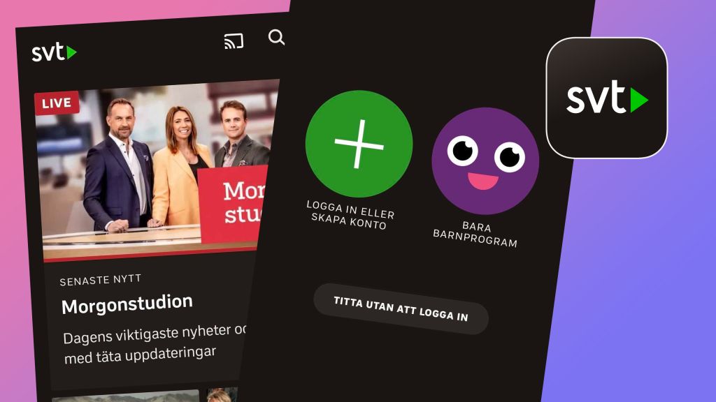 SVT Play kräver inloggning i appen, seniorer oroar