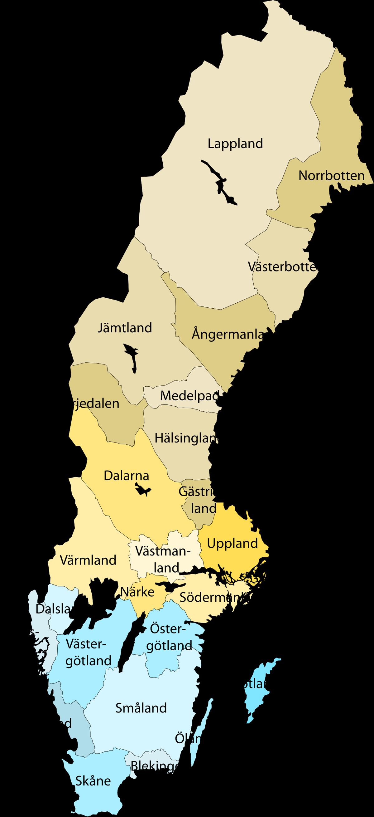 Landskap i Sverige