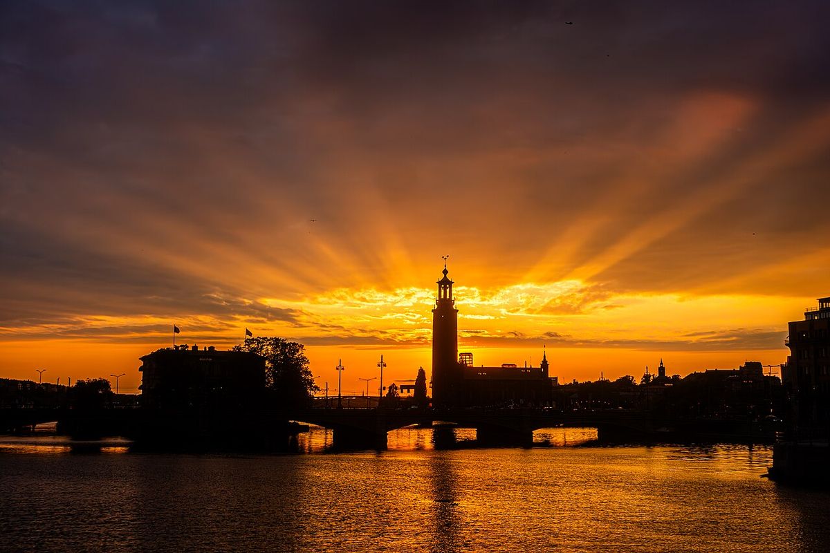 Solnedgång
